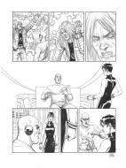META-BARON : Planche originale 27 META-BARON Tome 4 - Simak le transhumain par Niko HENRICHON